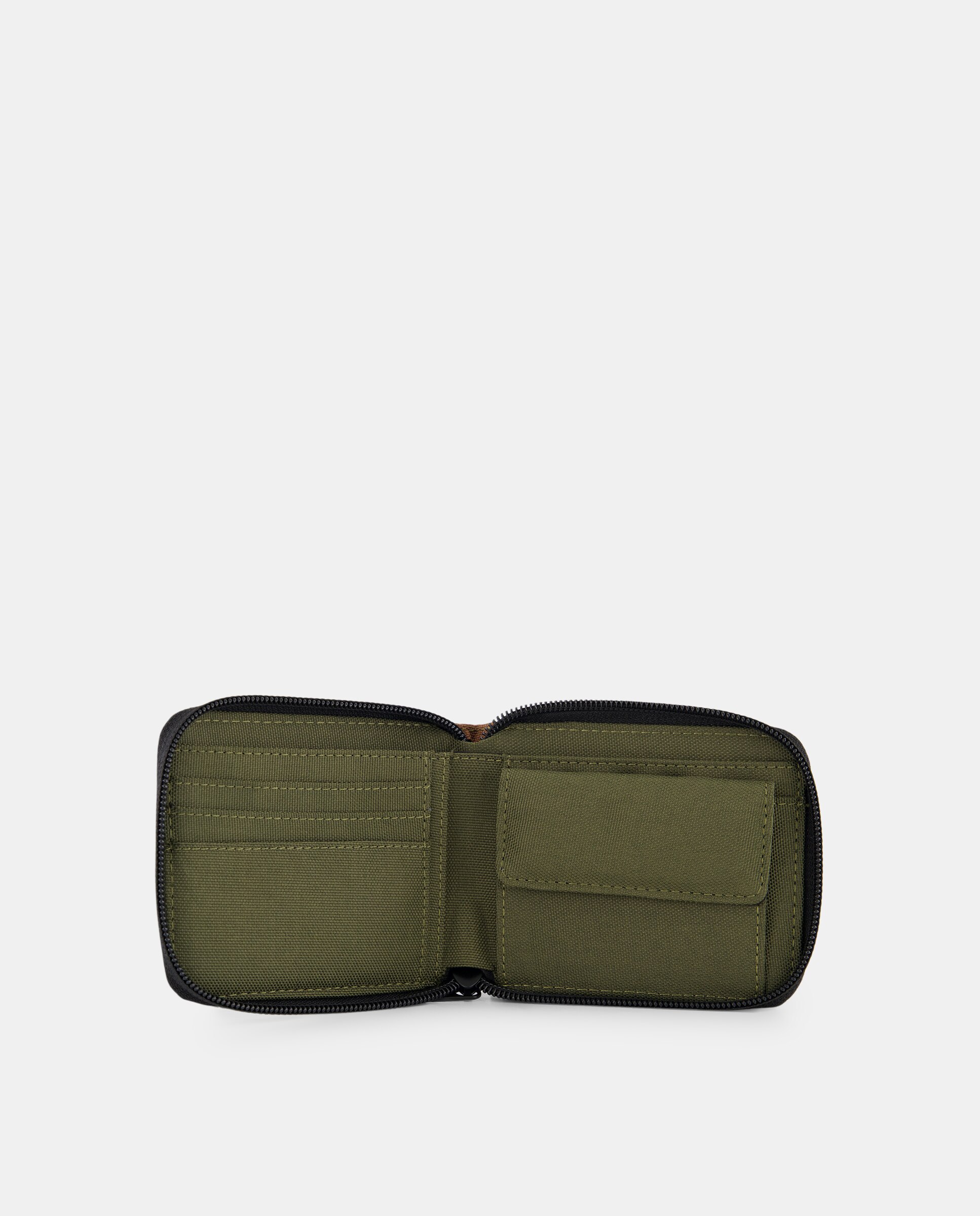 Cartera zip de canvas - Dustin - Kaki Kaki-3