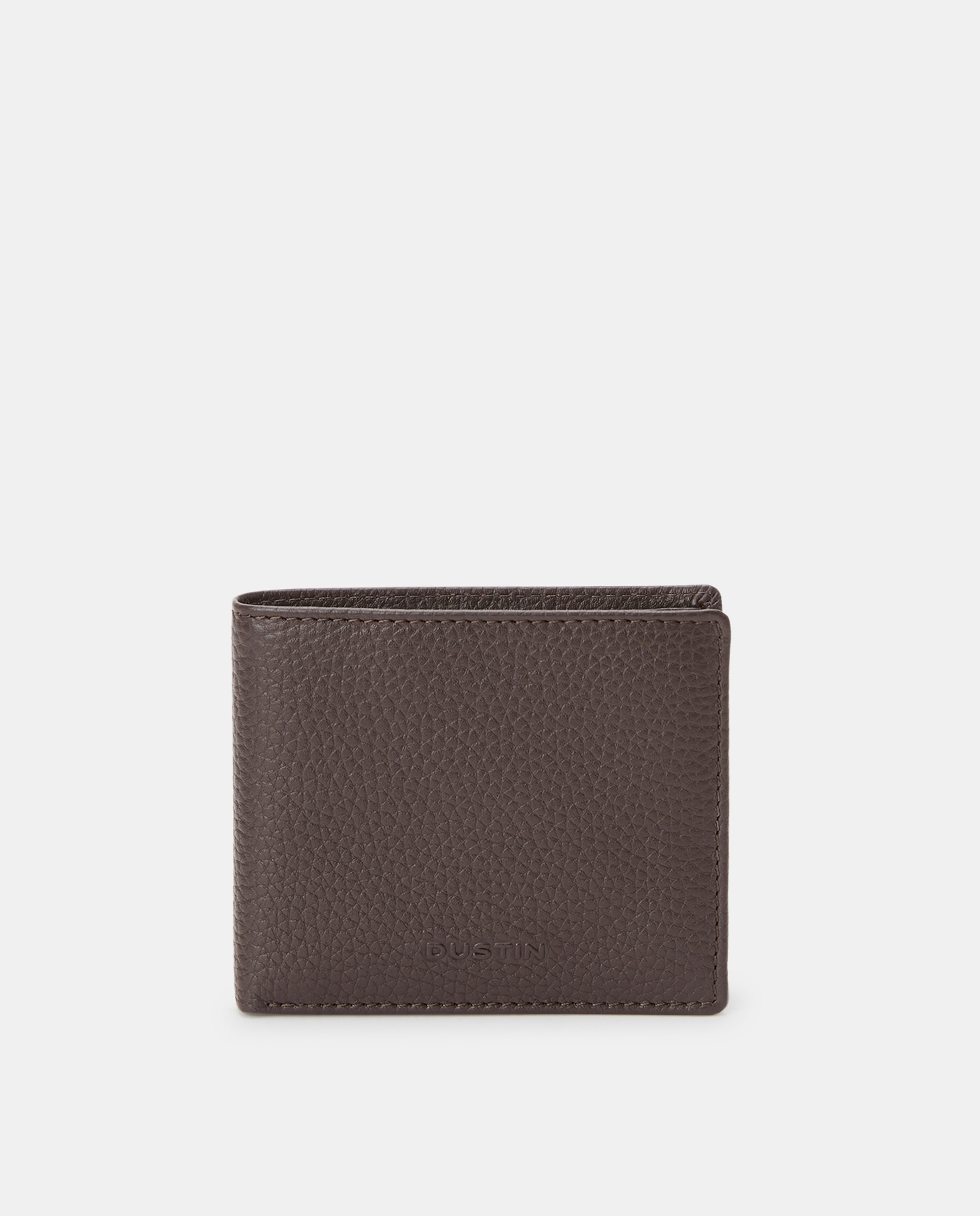 Cartera de piel con monedero interior - Dustin - Marrón Marrón-1