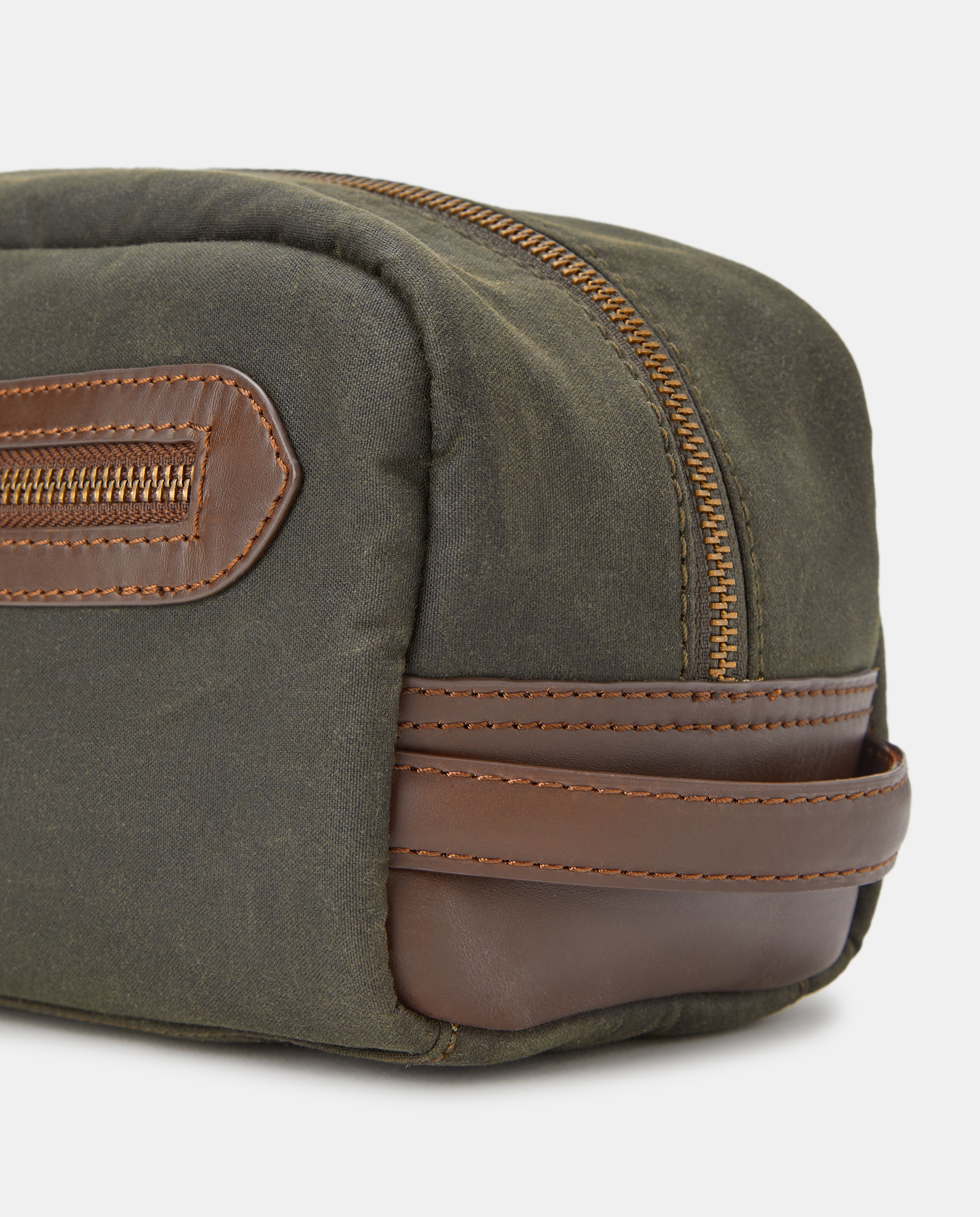Nécessaire Waxed Canvas Verde Azeitona-3