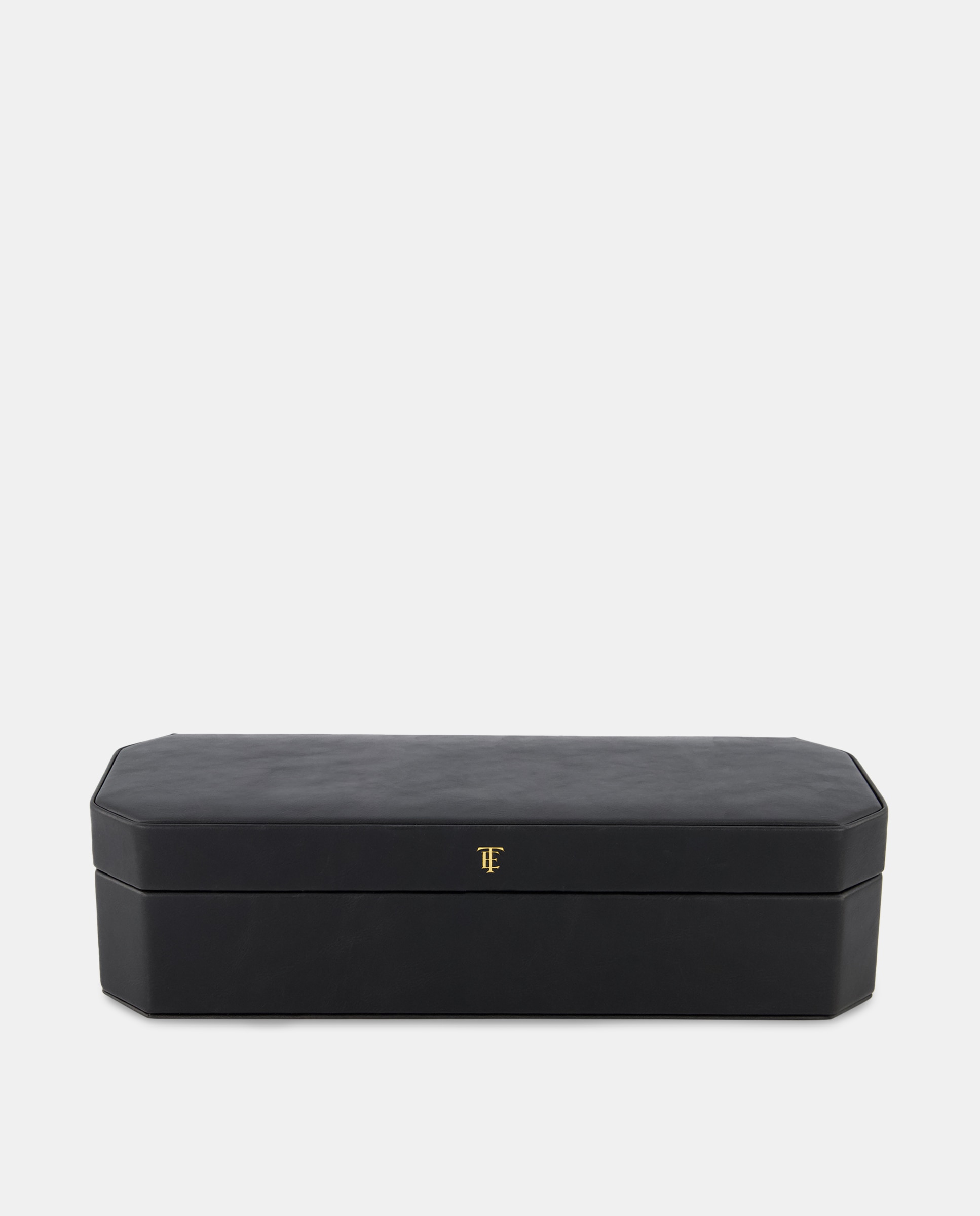 Porta-Relógios para Cinco Peças - Preto Preto-1