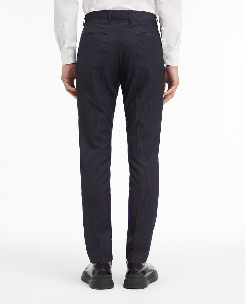 Pantalón de vestir Hombre de lana con puntos · Calvin Klein · El