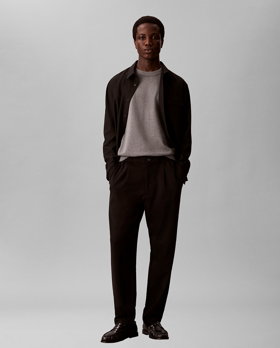 Imagen 0 de Pantalón de punto técnico Hombre Negro