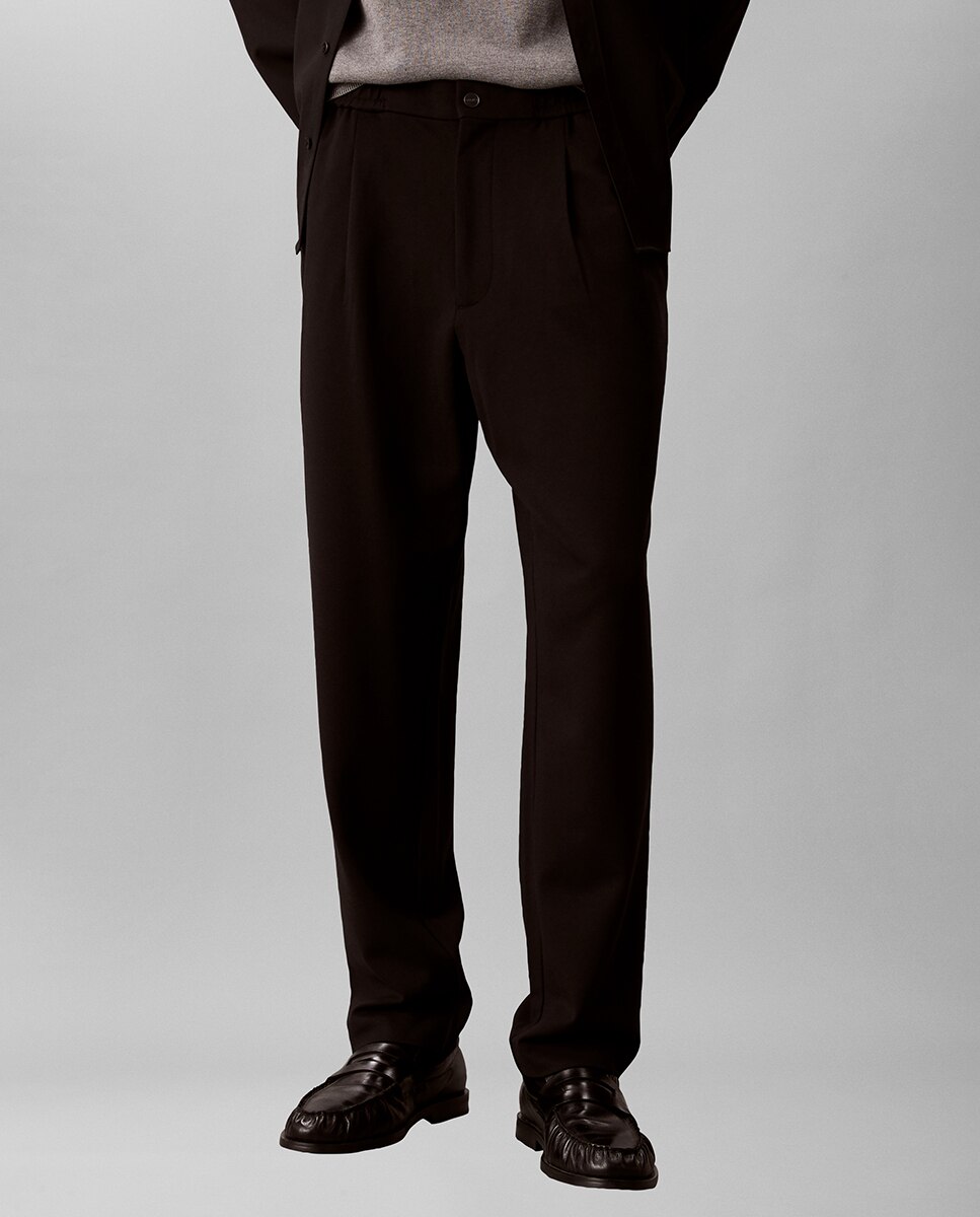 Pantalón de punto técnico Hombre - Calvin Klein - Negro Negro-2