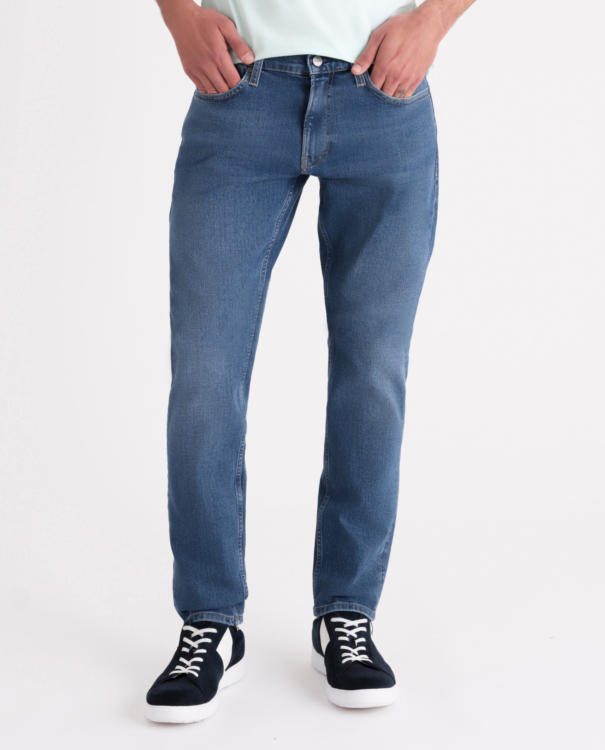 Jeans slim fit Azul-1