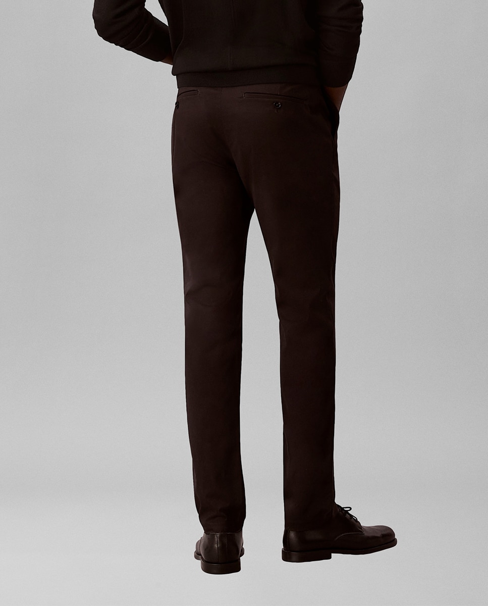 Calças Chino Slim Fit Preto-3