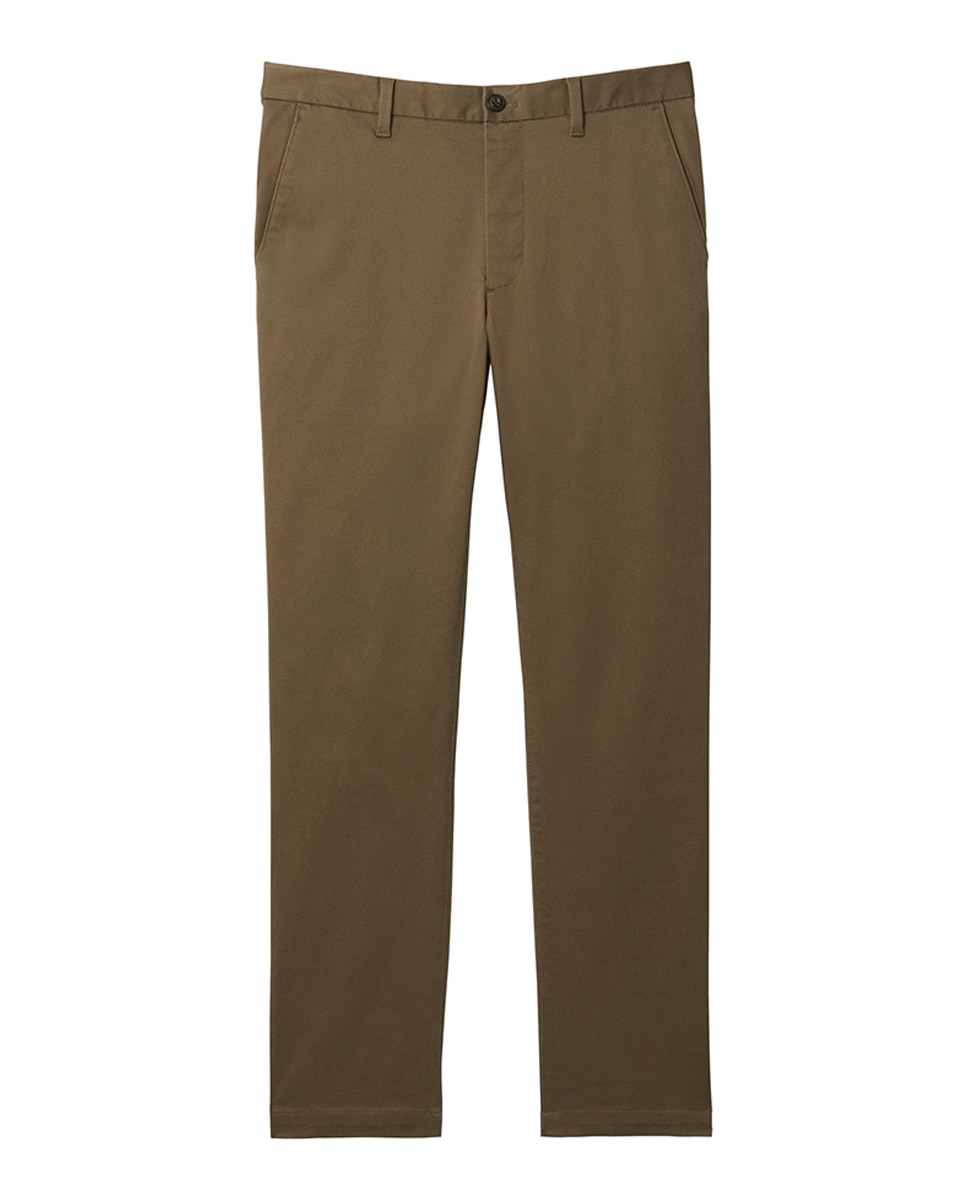 Pantalón chino Hombre slim stretch - Calvin Klein - Verde militar Verde militar-5