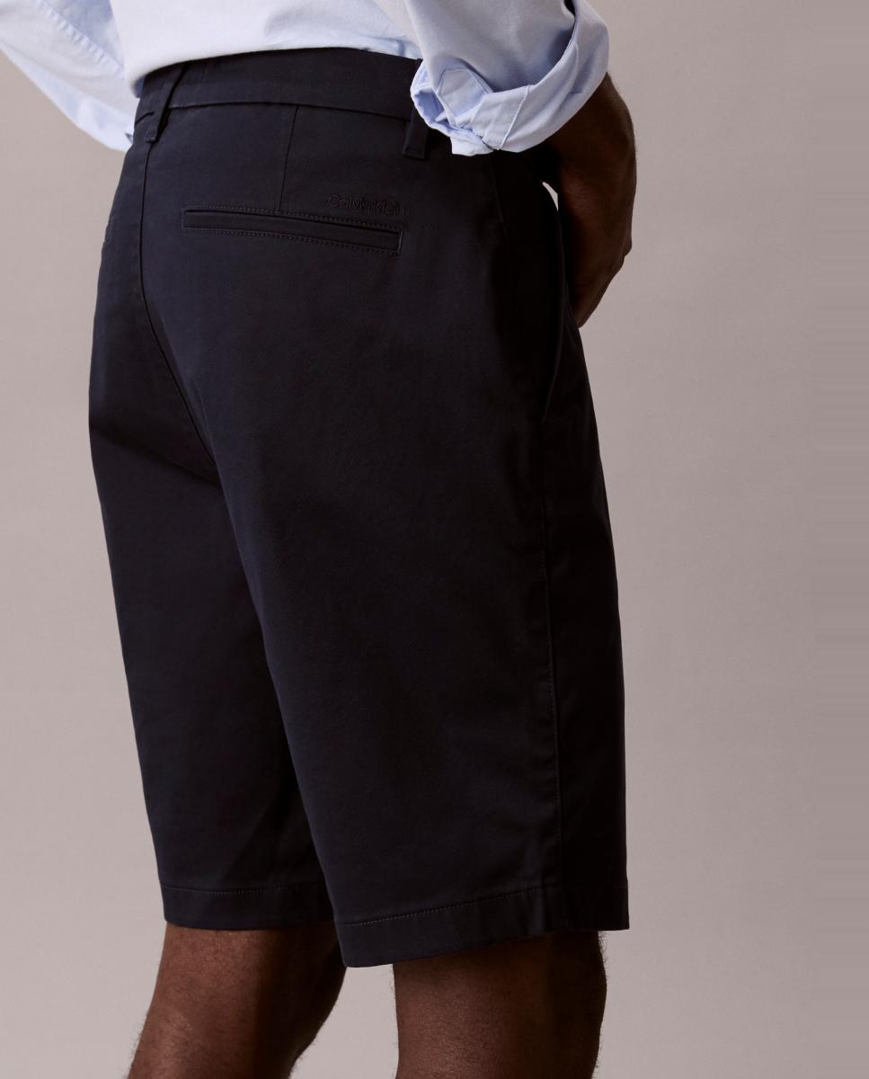Pantalones cortos chinos de Hombre - Calvin Klein - Azul marino Azul marino-4