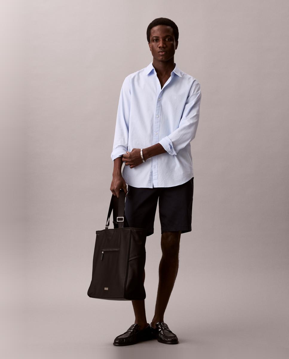 Pantalones cortos chinos de Hombre - Calvin Klein - Azul marino Azul marino-6