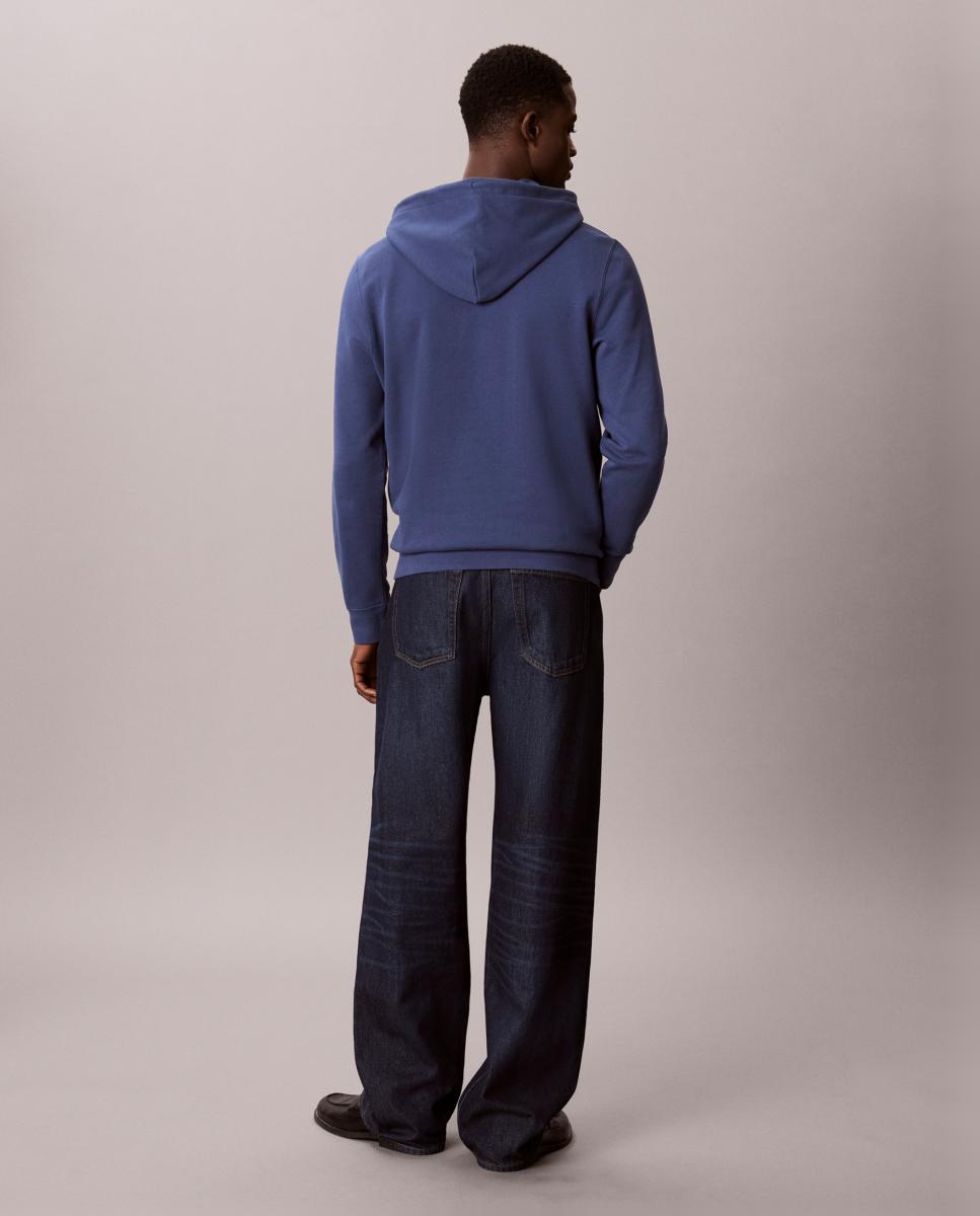 Bermudas em Tecido Spacer Azul-índigo-2