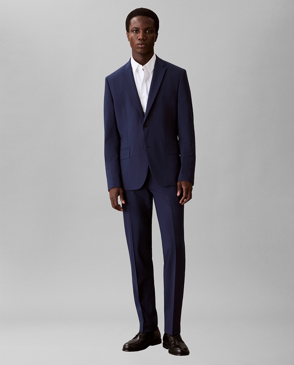 Pantalón de traje Hombre fit classic - Calvin Klein - Azul Azul-1
