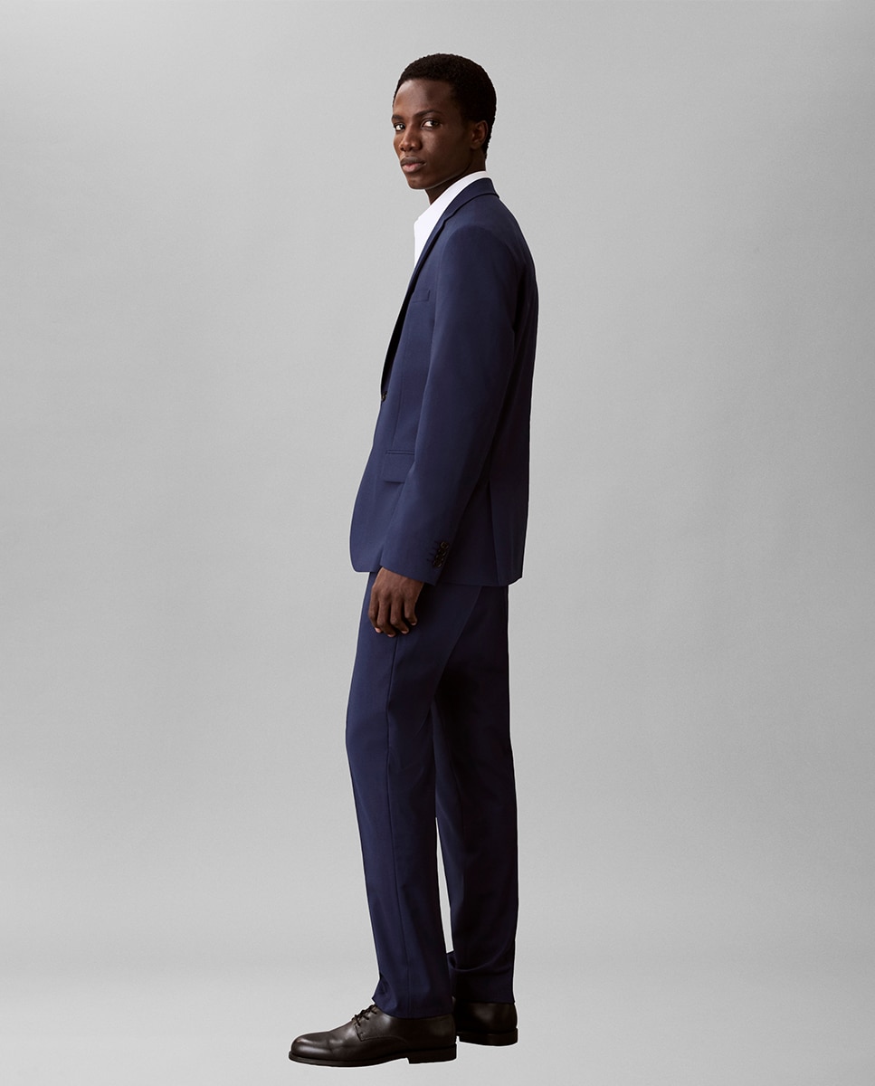 Pantalón de traje Hombre fit classic - Calvin Klein - Azul Azul-4