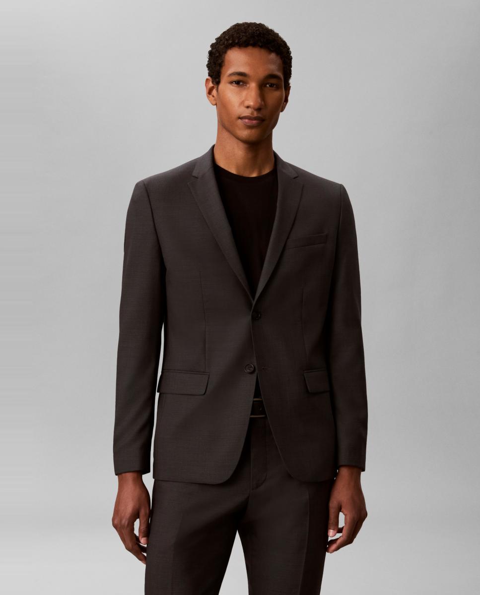 Imagem 0 de Blazer Slim com Micro Estrutura Barleycorn
