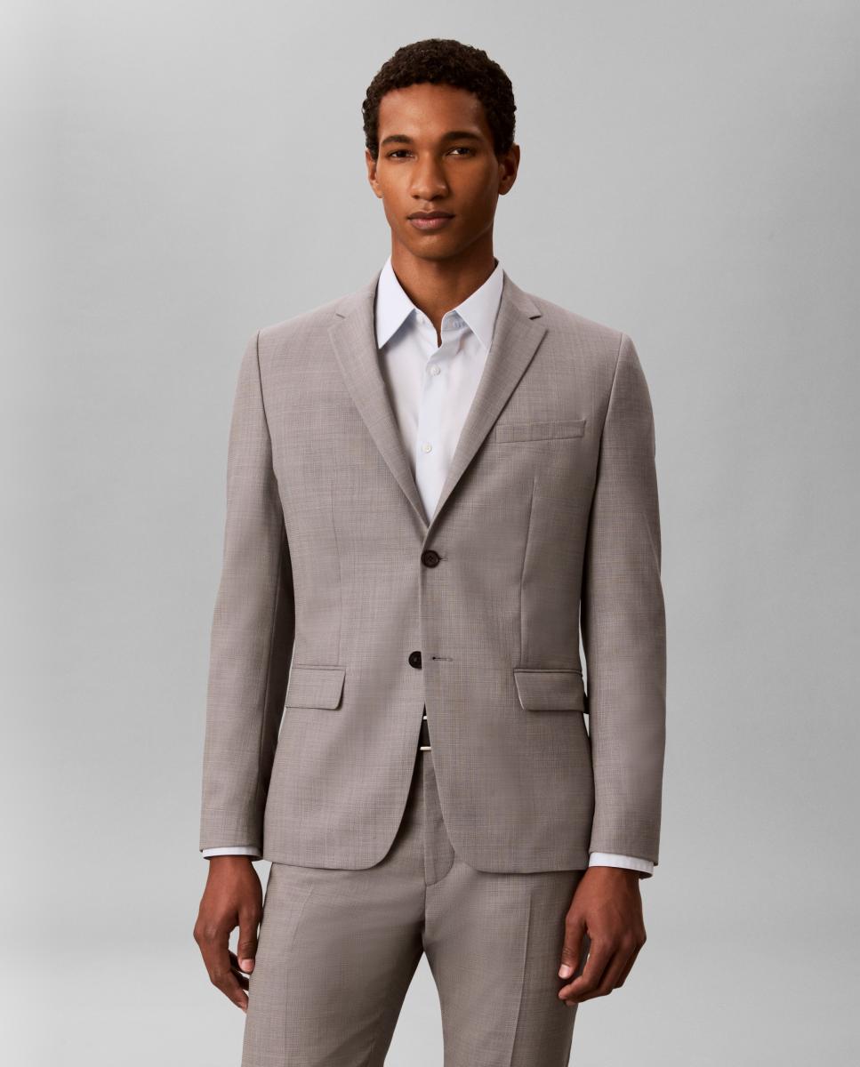 Imagem 0 de Blazer Slim com Micro Estrutura Barleycorn