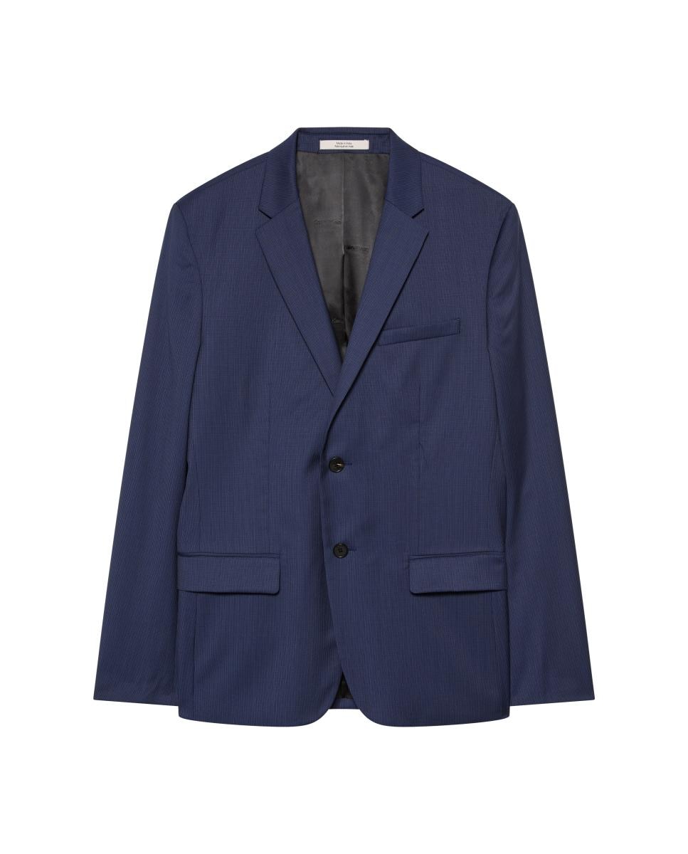 Imagem 0 de Blazer Slim com Micro Desenho Broken Grid