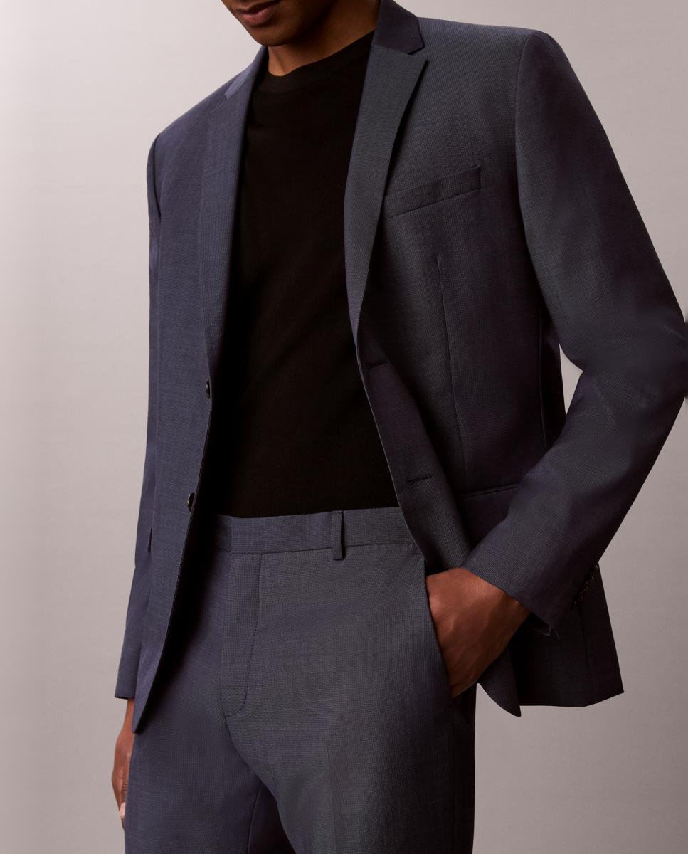CHAQUETA DE TRAJE Azul-4