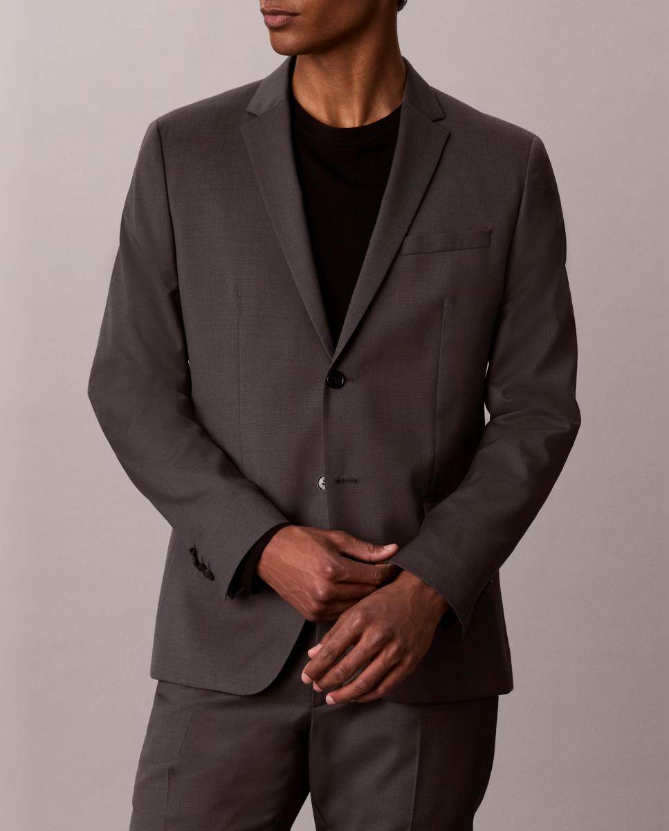 CHAQUETA DE TRAJE Cinzento-4