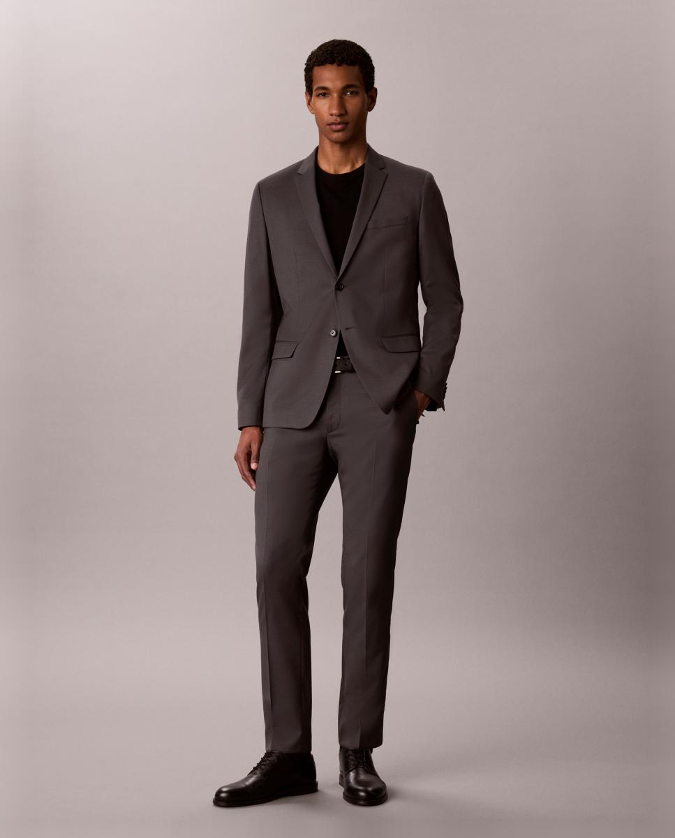 CHAQUETA DE TRAJE Cinzento-6