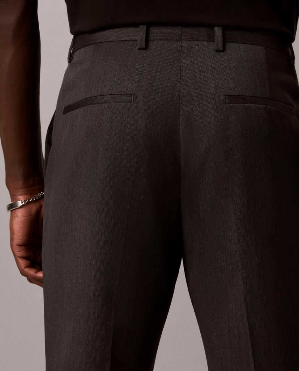 PANTALÓN DE TRAJE Cinzento-escuro-2