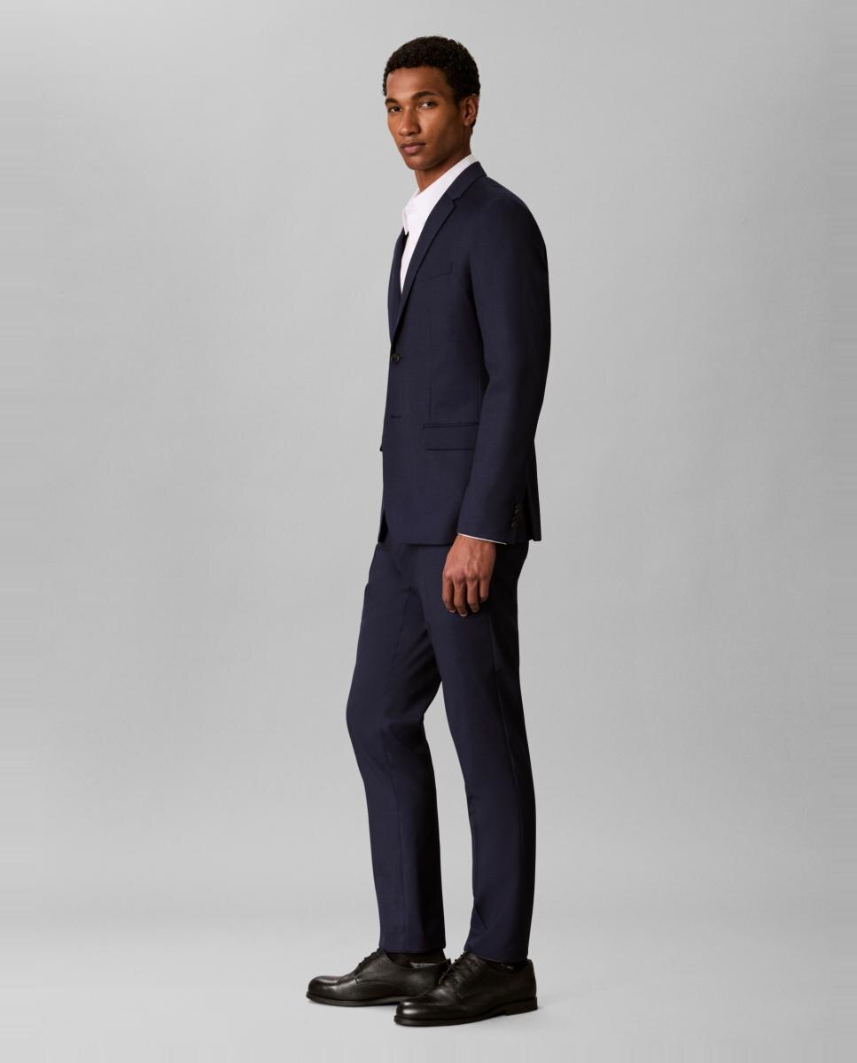 PANTALÓN DE TRAJE Azul-5