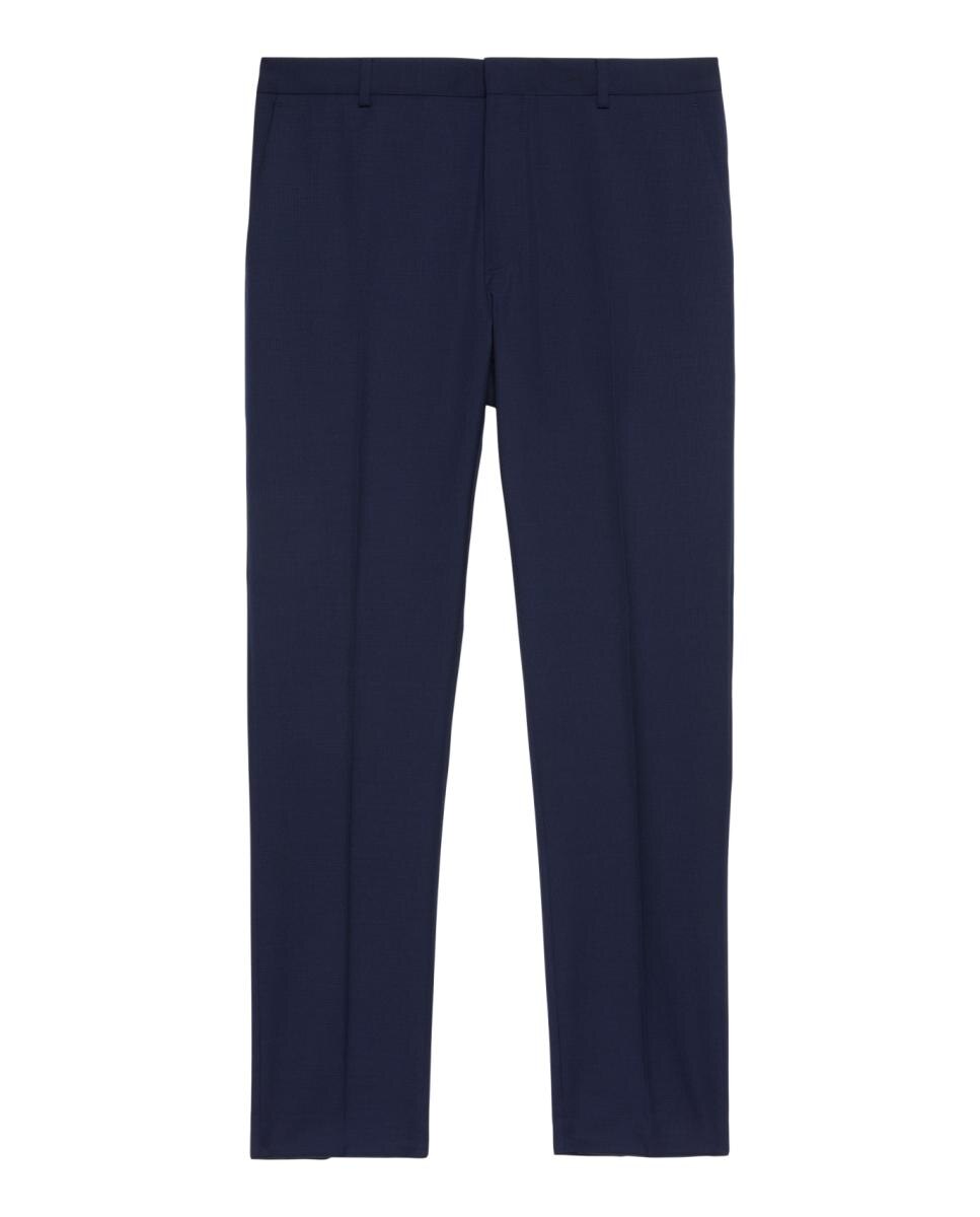 PANTALÓN DE TRAJE Azul-6