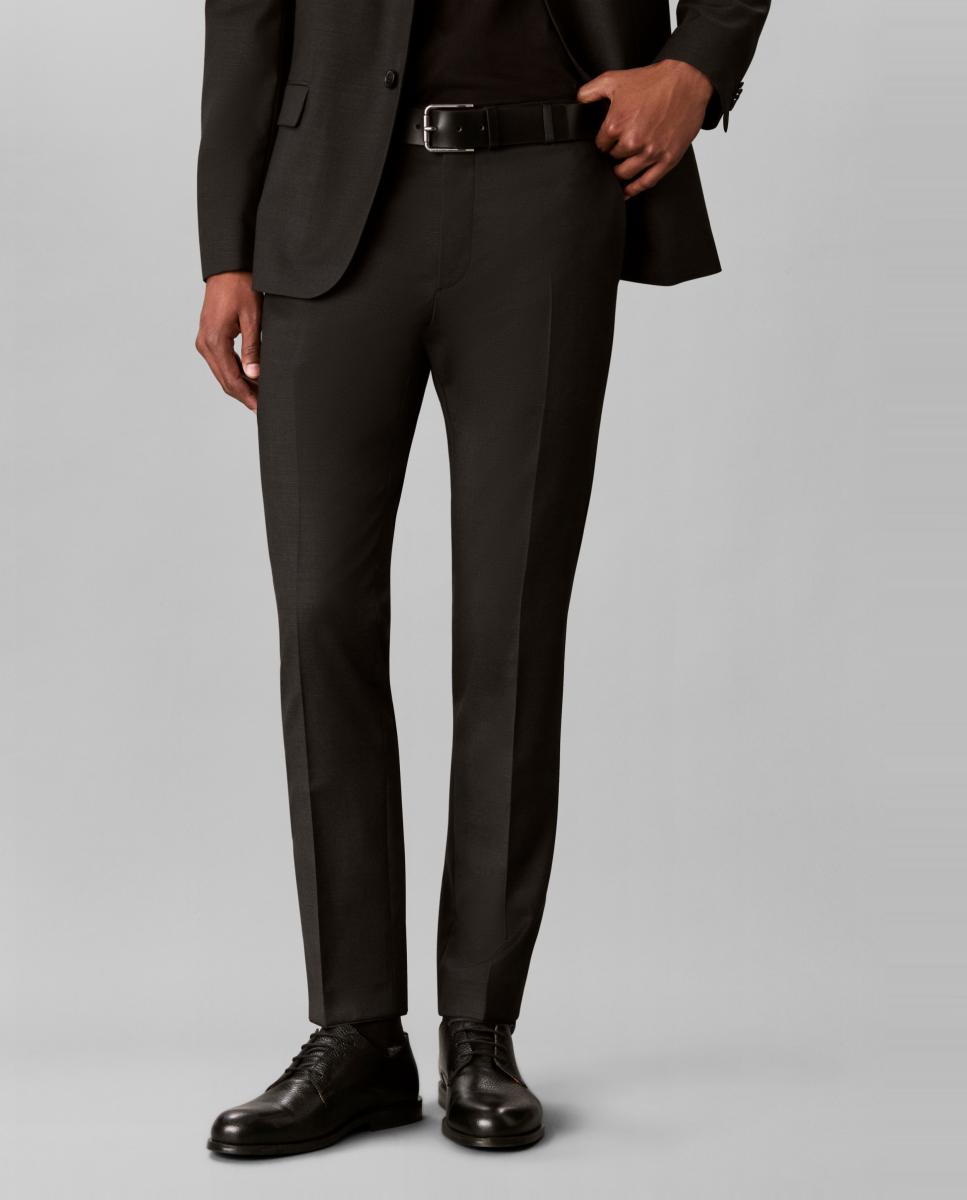 PANTALÓN DE TRAJE Cinzento-escuro-2
