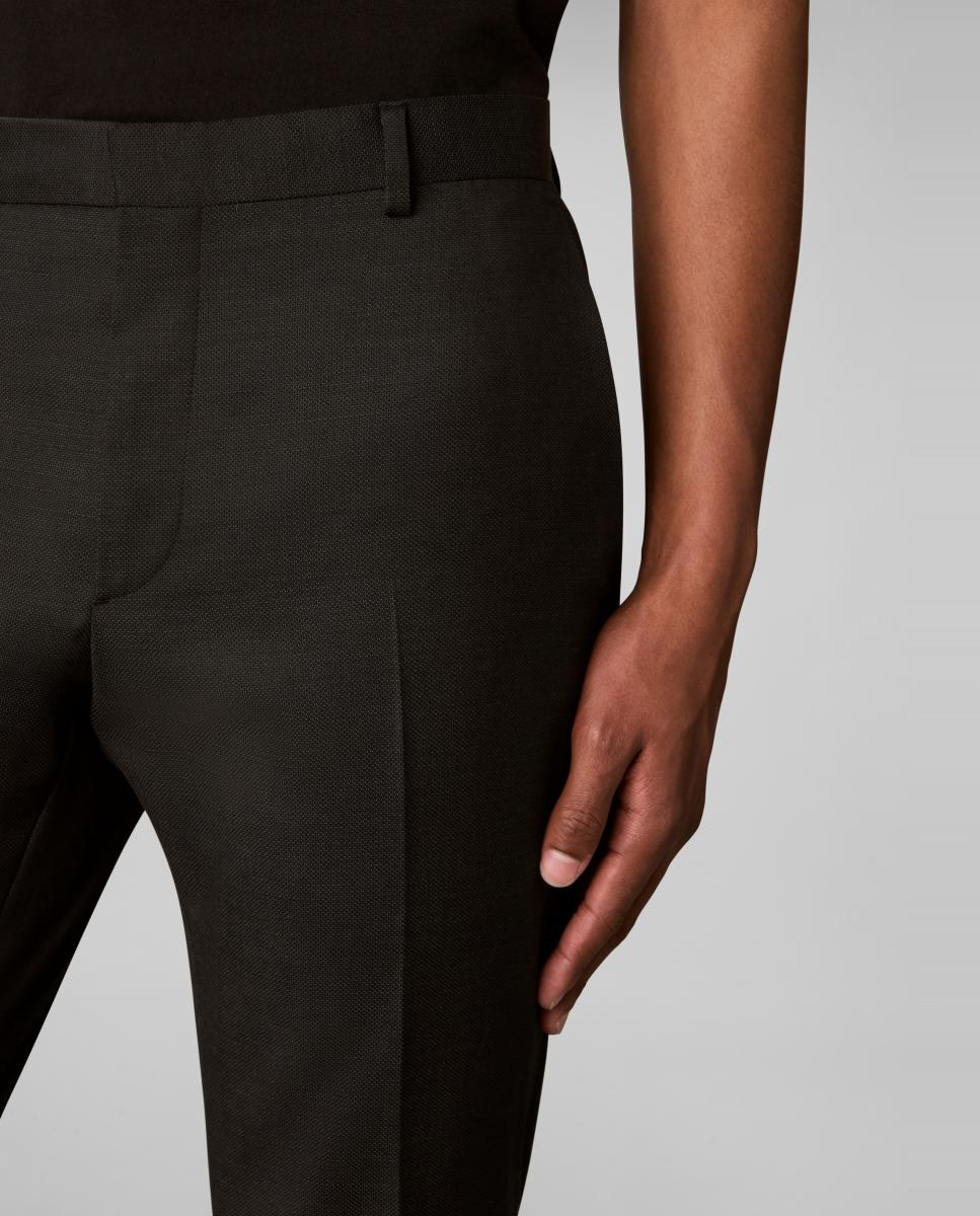 PANTALÓN DE TRAJE Cinzento-escuro-4