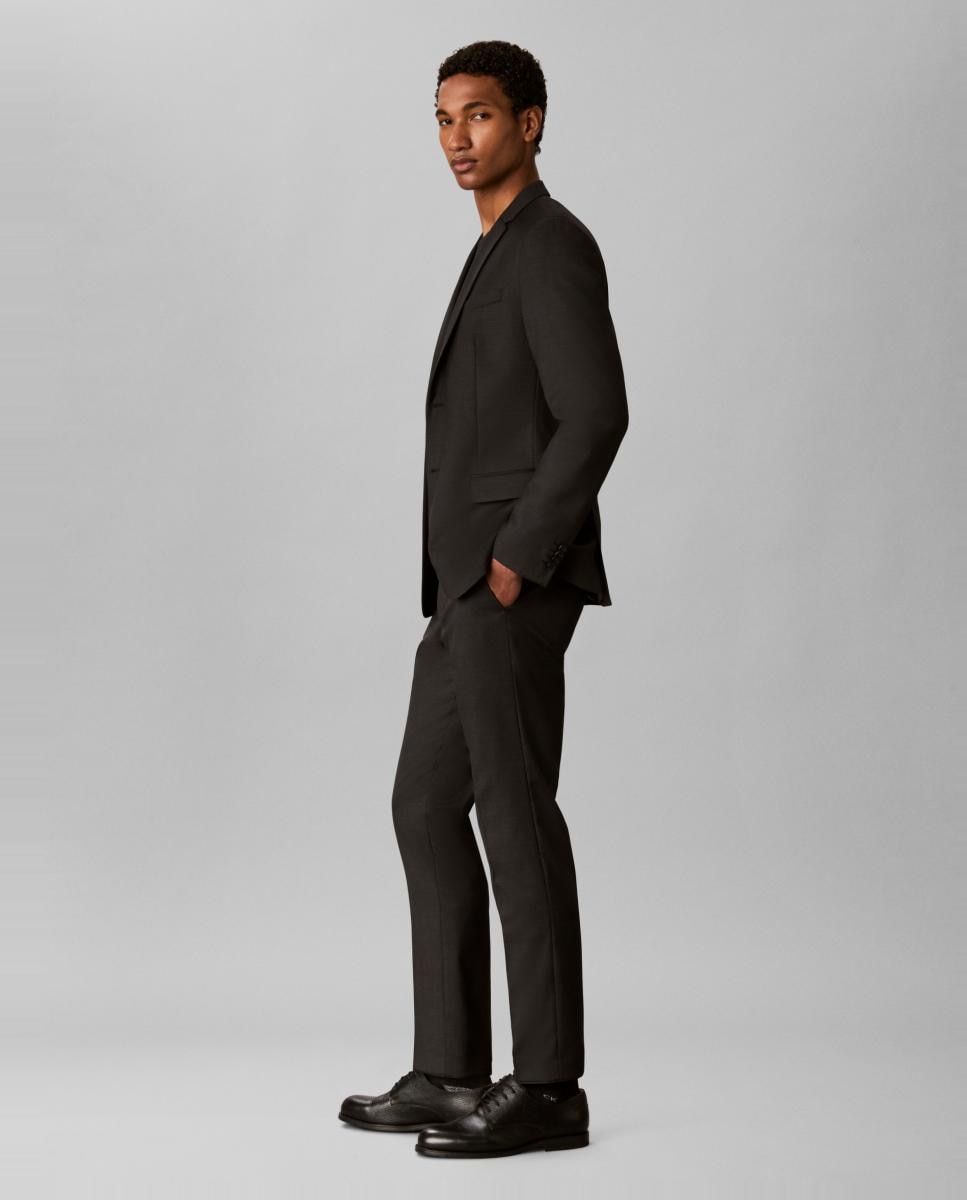 PANTALÓN DE TRAJE Cinzento-escuro-5