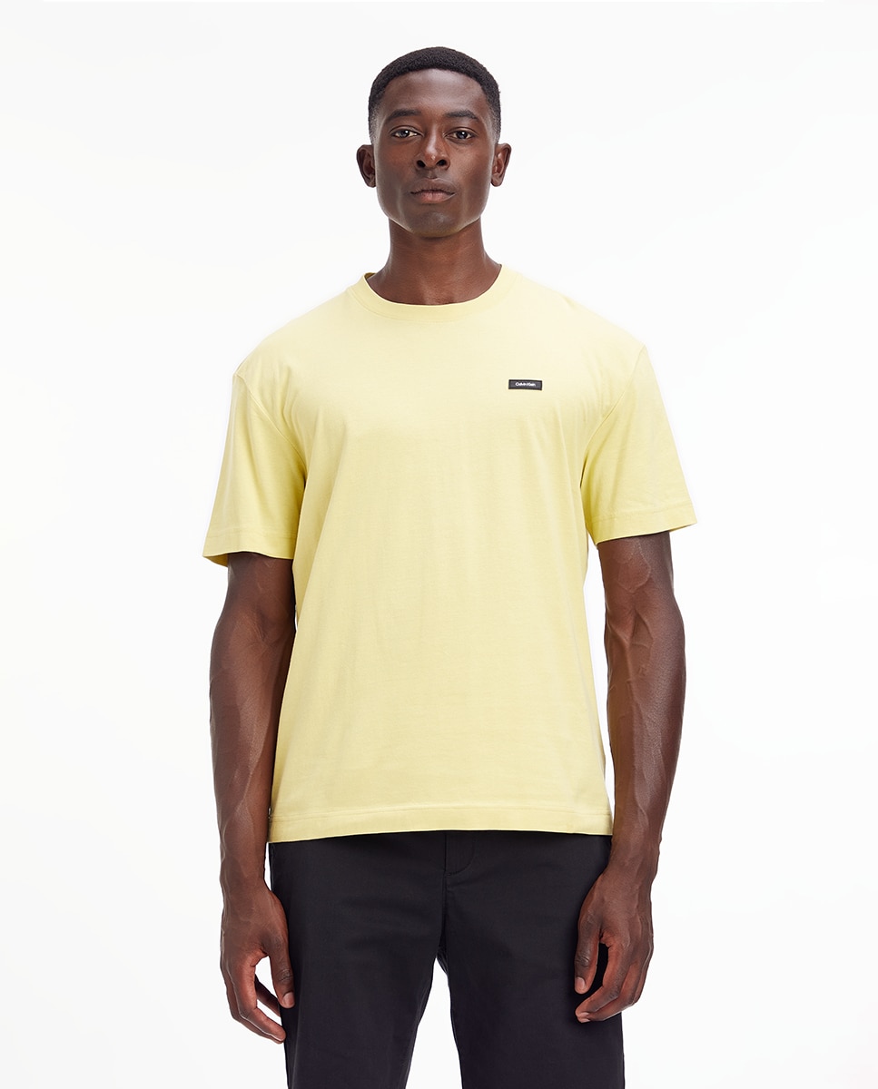 T-shirt de homem Amarelo-1