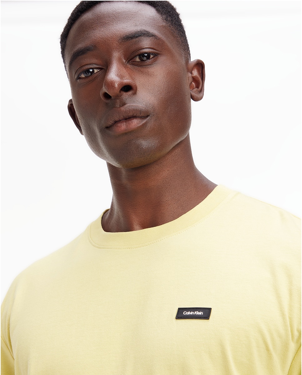 T-shirt de homem Amarelo-3
