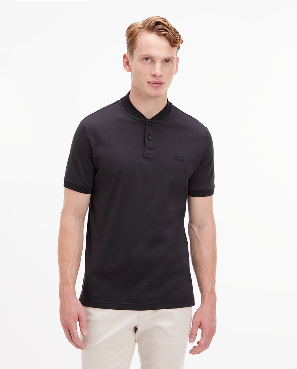 Polo de homem Preto-1