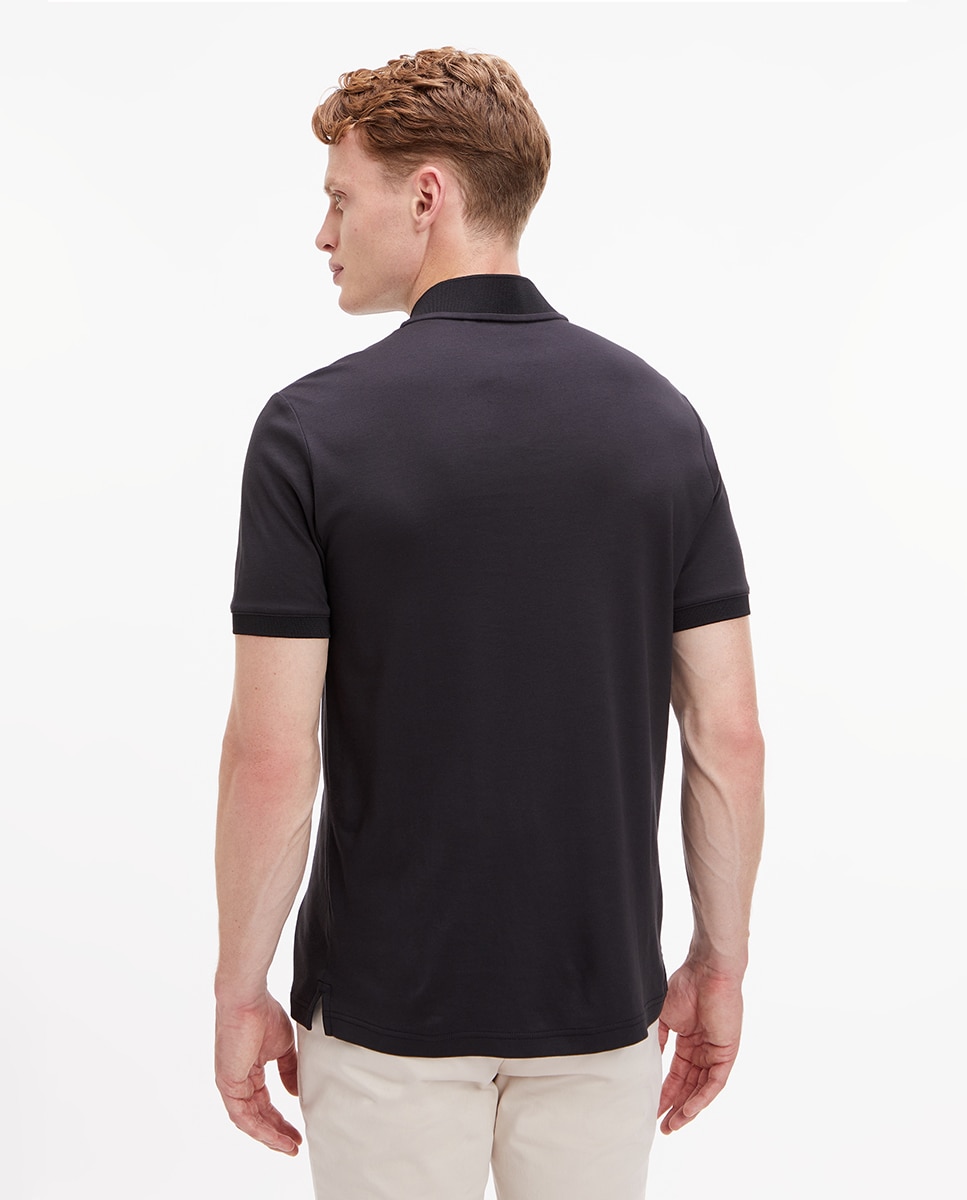 Polo de homem Preto-2