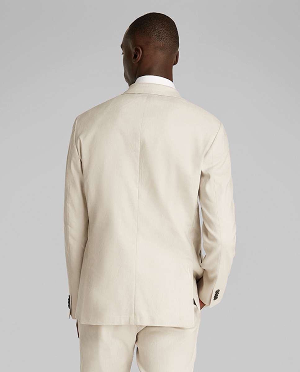 Blazer de Linho Cinzento-claro-2