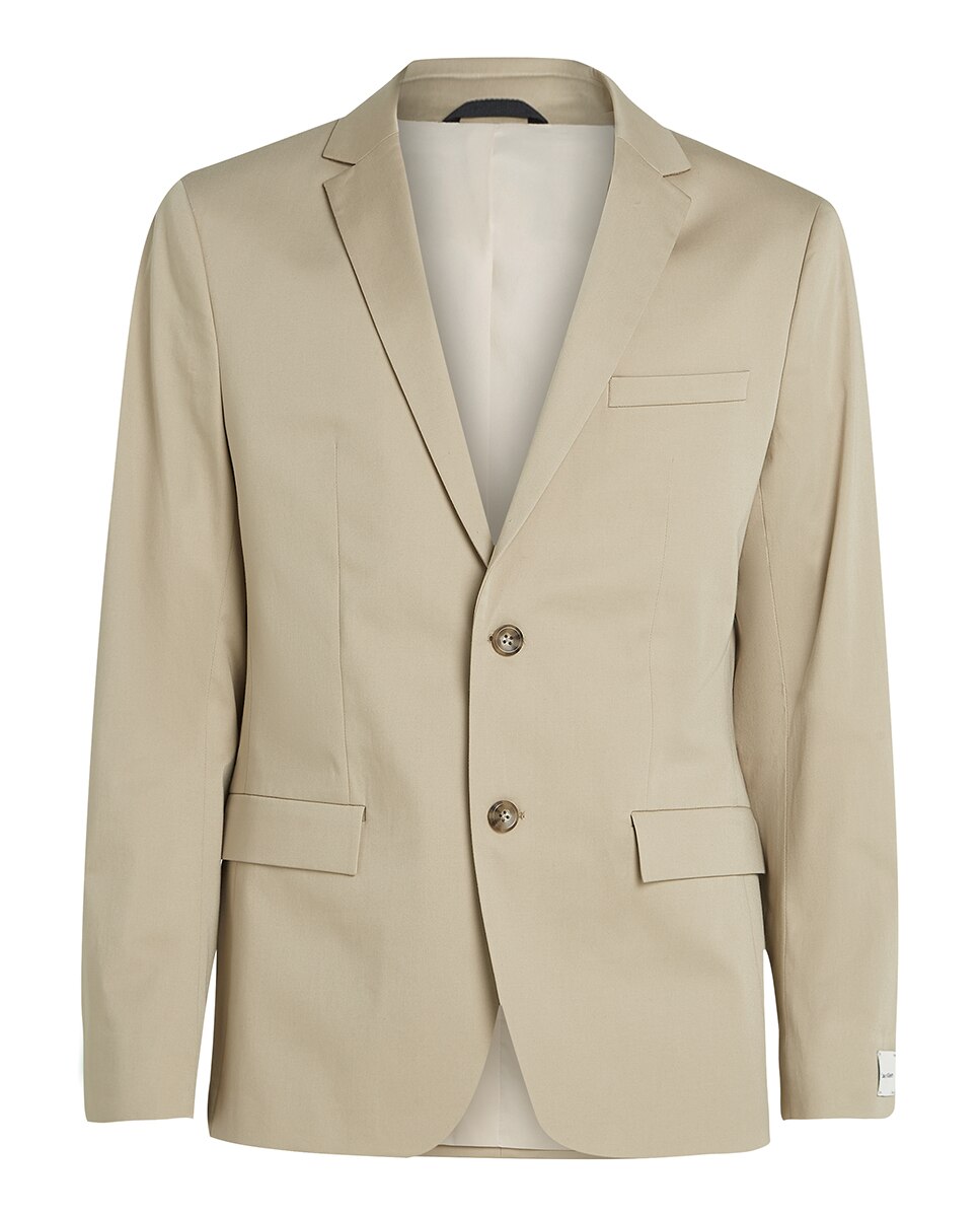 Blazer Acetinado Cinzento-claro-4