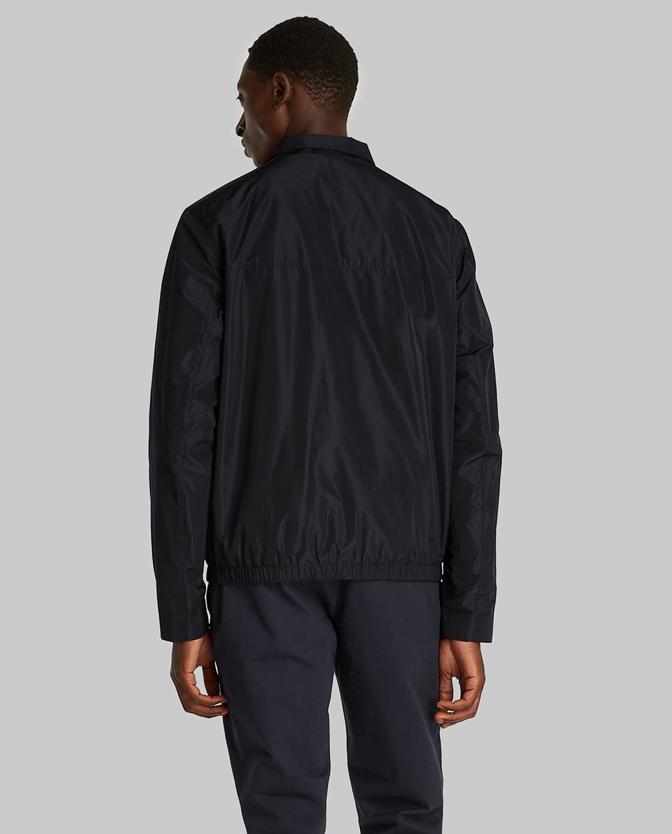Casaco de Nylon Preto-2