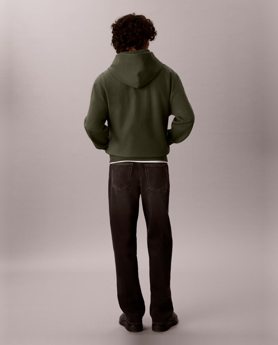 SUDADERA CAPUCHA Verde-militar-2