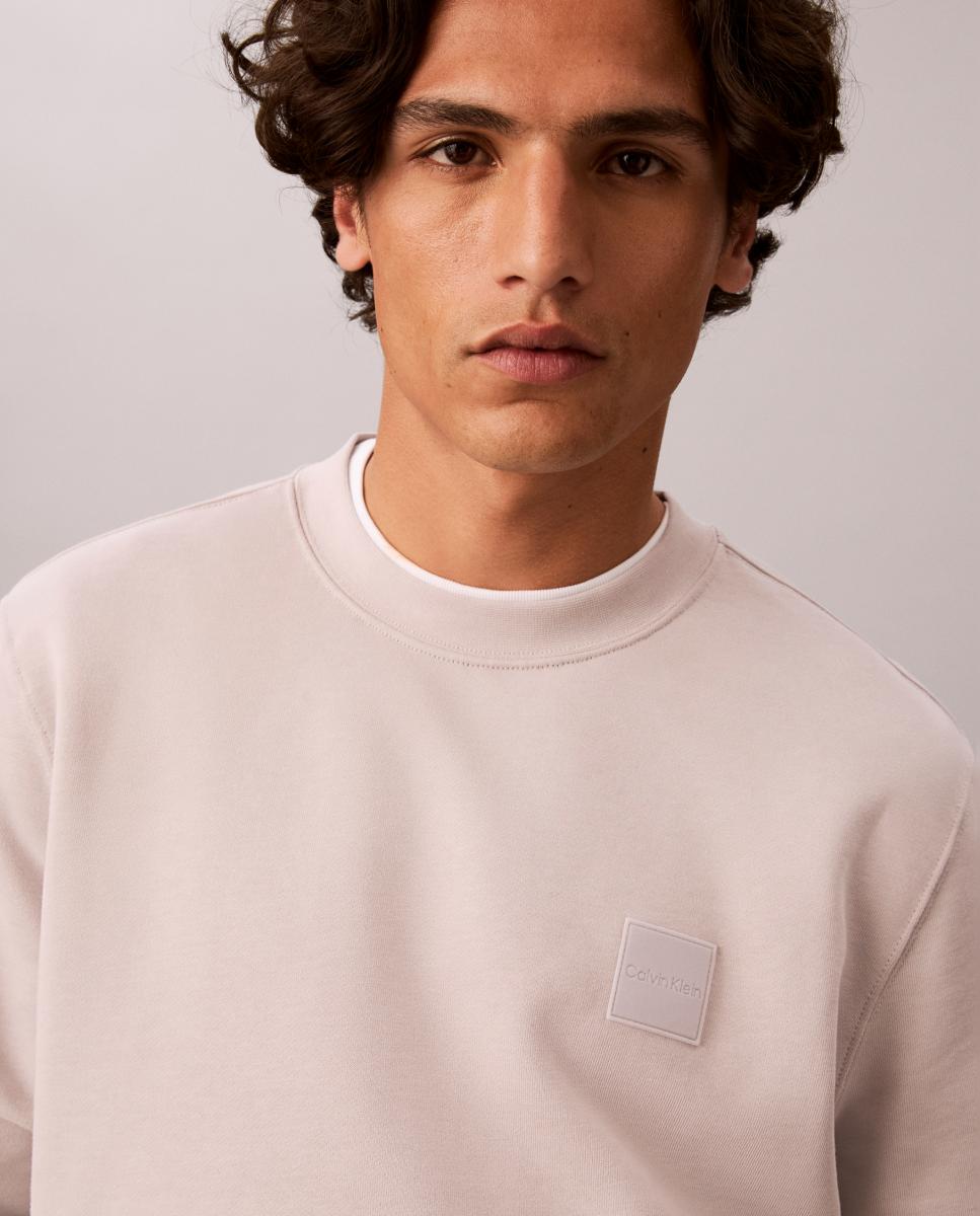 SUDADERA CUELLO REDONDO Cinzento-claro-2