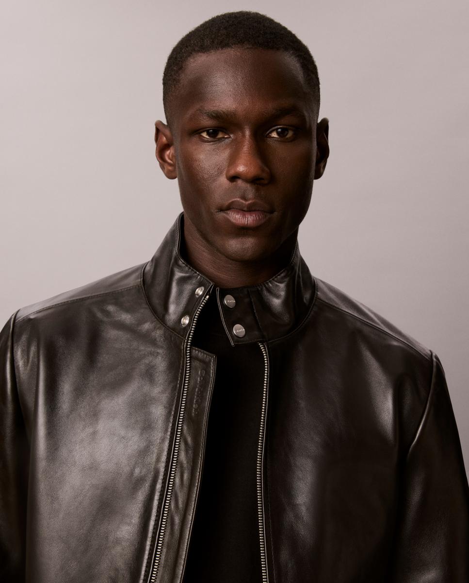 Imagen 3 de Cazadora Hombre de cuero - Calvin Klein - Negro Negro