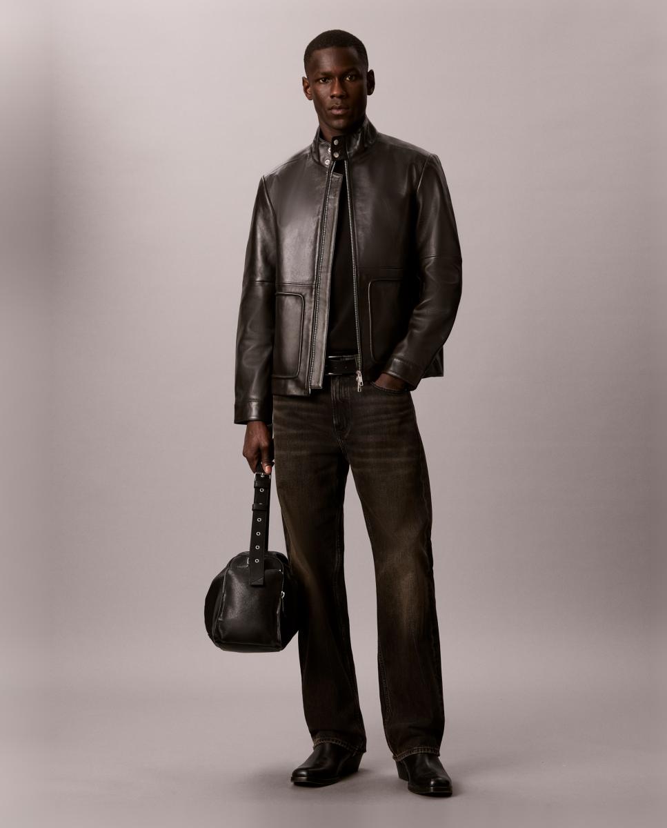 Imagen 6 de Cazadora Hombre de cuero - Calvin Klein - Negro Negro