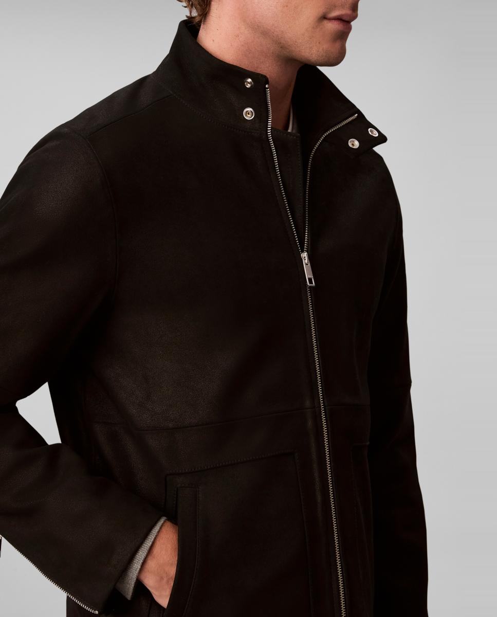 Imagen 5 de Chaqueta Hombre Harrington de ante - Calvin Klein - Negro Negro