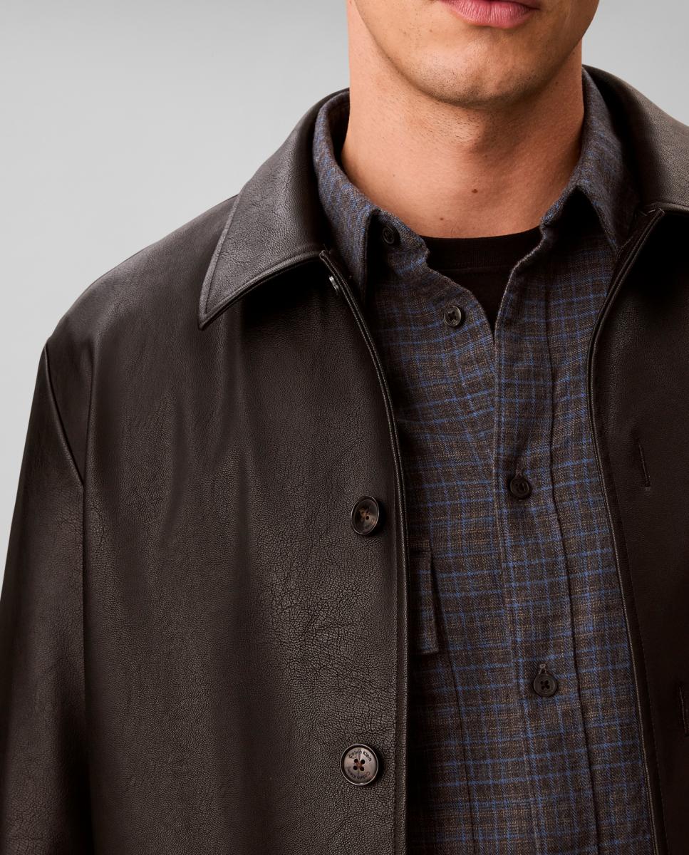 Imagen 3 de Cazadora Hombre de piel sintética - Calvin Klein - Negro Negro