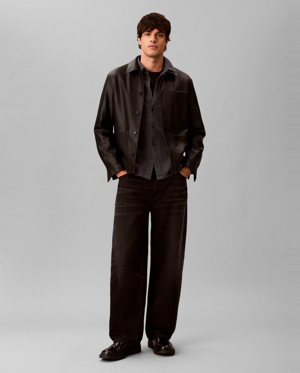Imagen 6 de Cazadora Hombre de piel sintética - Calvin Klein - Negro Negro