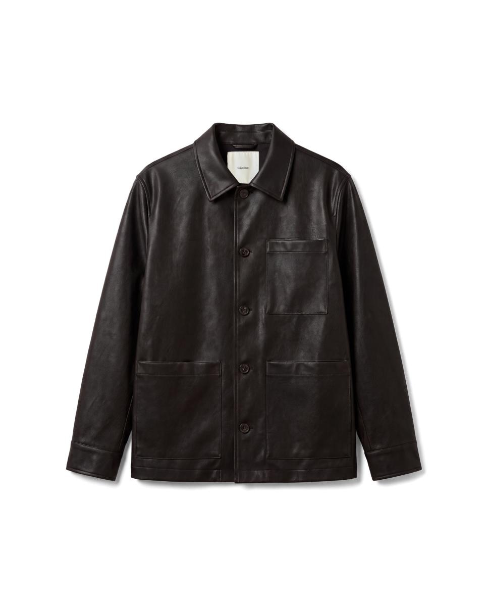 Imagen 5 de Cazadora Hombre de piel sintética - Calvin Klein - Negro Negro