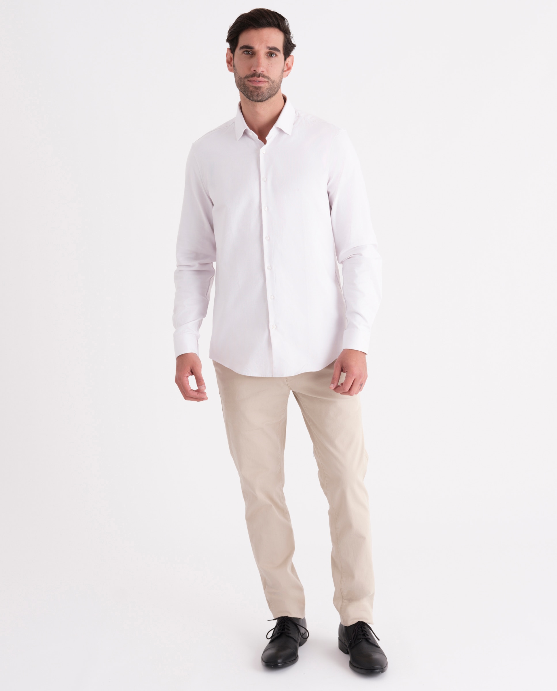 Camisa Formal com Estrutura Lilás-4