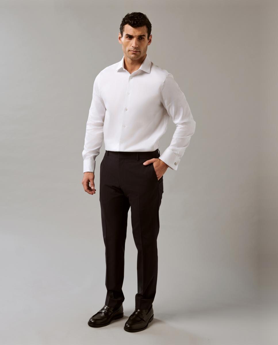 Camisa Clássica Regular Fit Branco-3