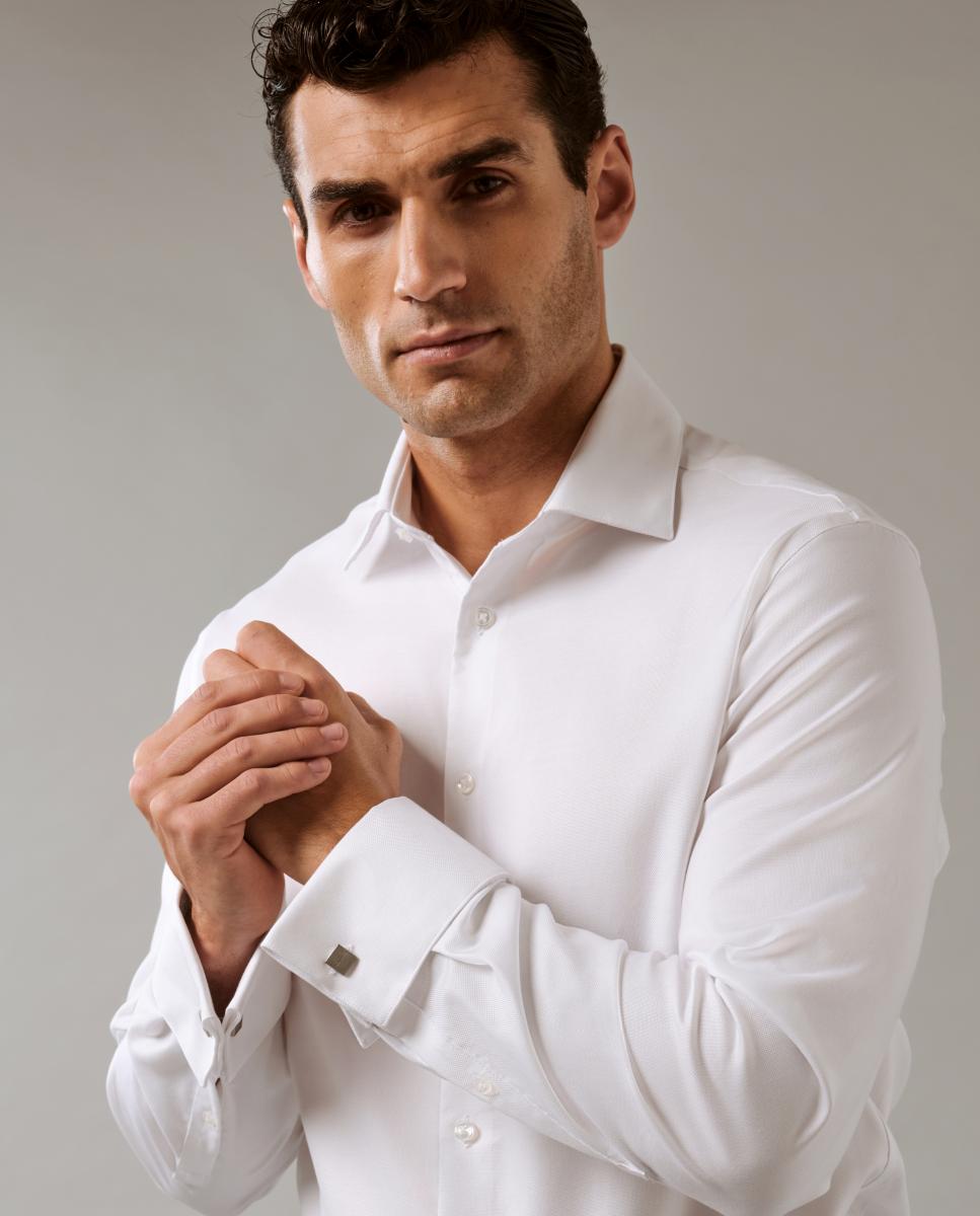 Camisa Clássica Regular Fit Branco-5