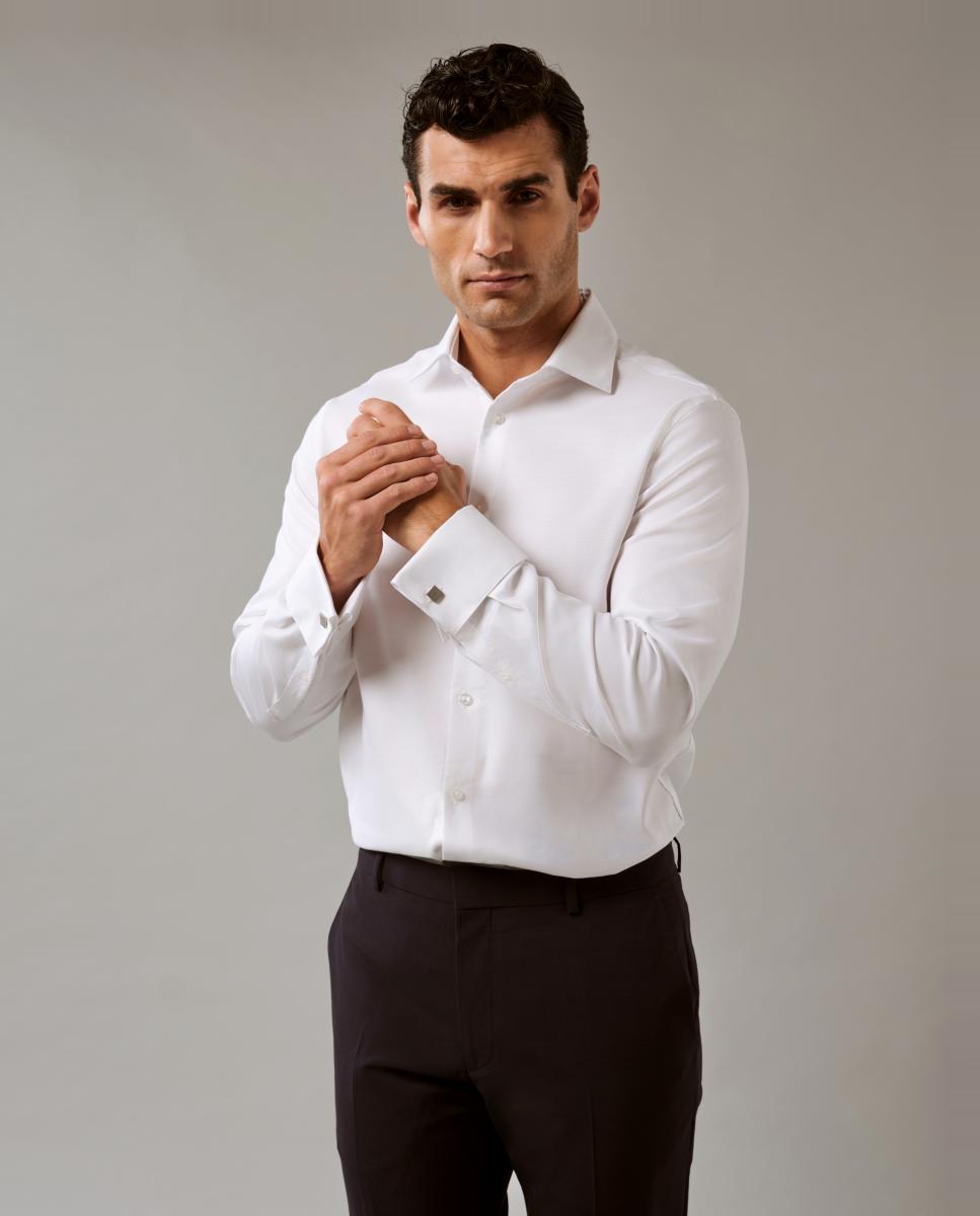 Camisa Clássica Regular Fit Branco-6