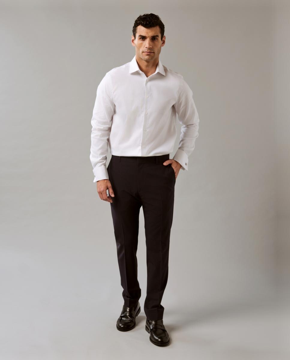 Camisa Clássica Regular Fit Branco-9