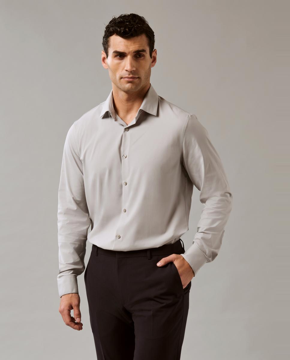 Camisa Active Performance Cinzento-claro-1