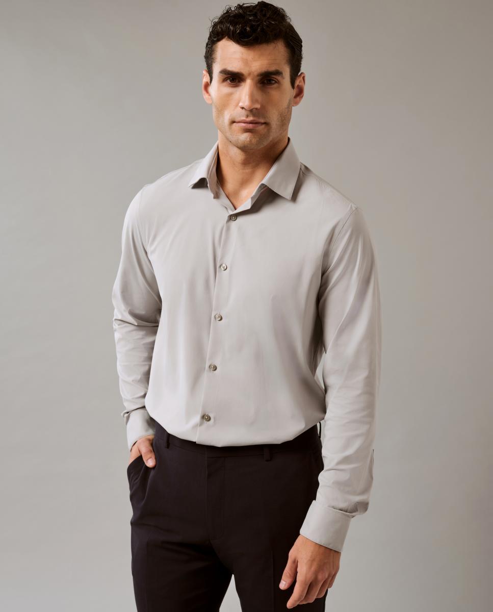Camisa Active Performance Cinzento-claro-3
