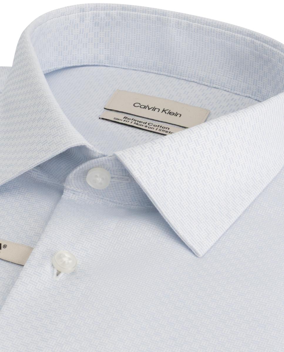 Camisa Supima Elástica de Algodão Refinado Azul-claro-7
